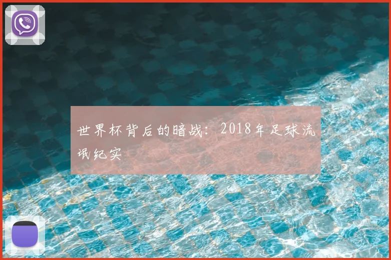世界杯背后的暗战：2018年足球流氓纪实